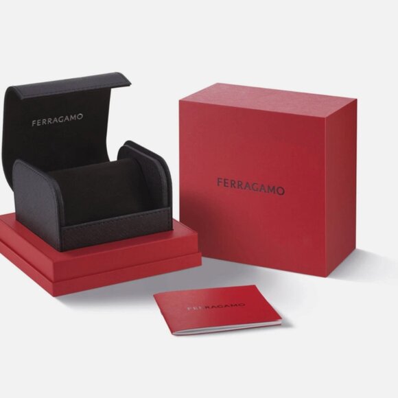 Ferragamo 41mm Mens Two Tone Watch New - Picture 4 of 4